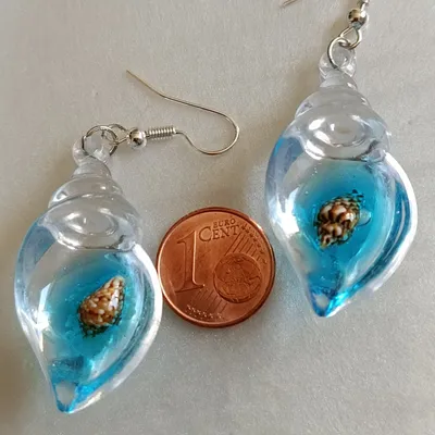Boucles d'oreilles coquillage 